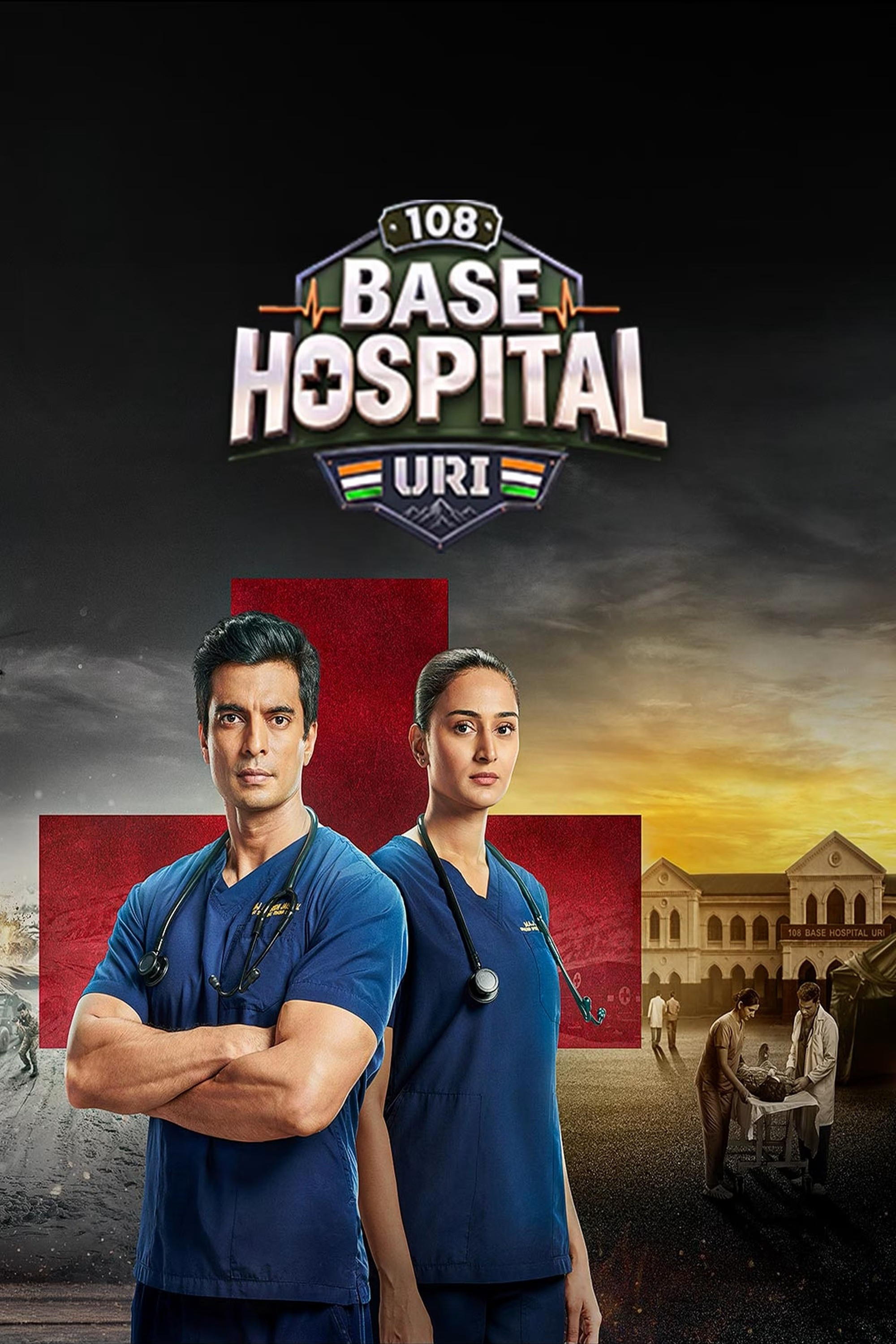 108 Base Hospital Uri Hindi Dubbed Movie Poster (2026)